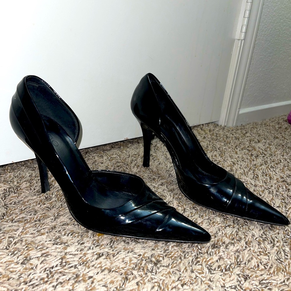 ALDO Black Leather Pumps